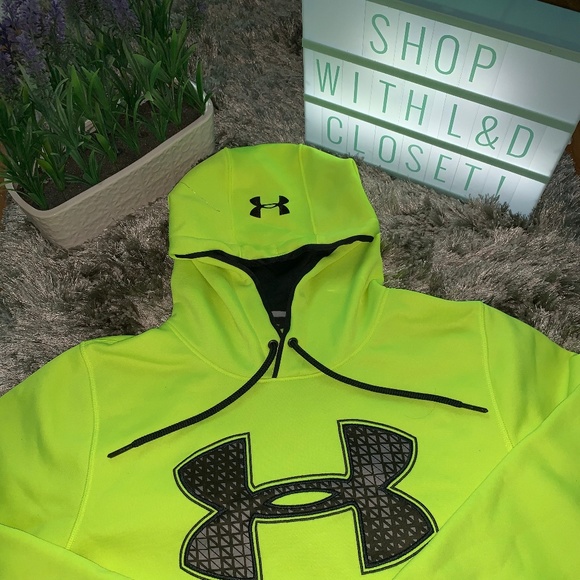 Under Armour Other - men's Underarmour neon yellow hoodie